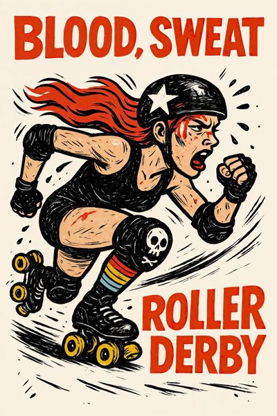 Blut, Schweiß und Roller Derby von Natalie Bruns