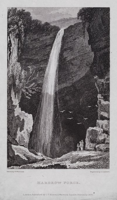 Hardrow Force von Nathaniel (after) Whittock