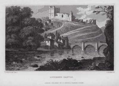 Richmond Castle von Nathaniel (after) Whittock