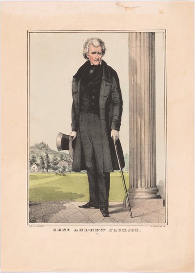 Andrew Jackson von Nathaniel Currier