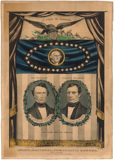 Franklin Pierce und William R. King von Nathaniel Currier