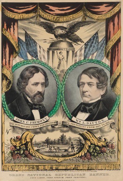 Grand National Republican Banner von Nathaniel Currier