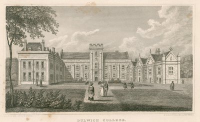 Dulwich College, London von Nathaniel Whittock