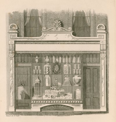 Ladenfront-Design im italienischen Stil von Nathaniel Whittock