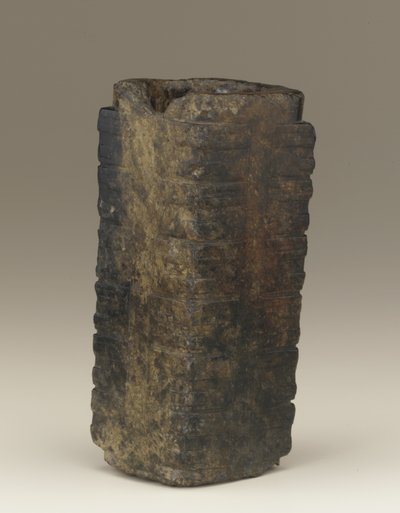 Hohe Röhre (cong), Region des Tai-Sees, Liangzhu-Kultur, 3300-2250 v. Chr. von Neolithic Period Chinese School