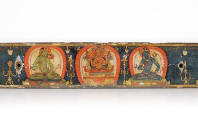 Manuskript der Fünf Schutzmaßnahmen, Rückseite, 1138 von Nepalese School
