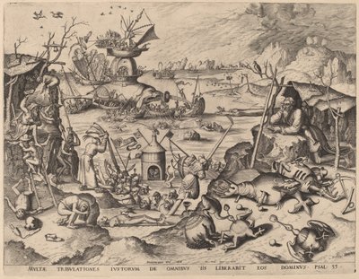 Die Versuchung des heiligen Antonius von Netherlandish 16th Century after Hieronymus Bosch, Hieronymus Cock