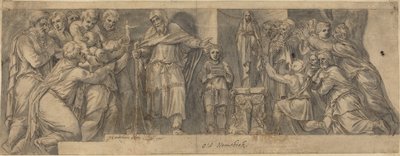 Szene aus der antiken Geschichte von Netherlandish 16th Century after Polidoro da Caravaggio