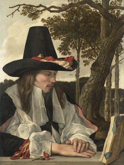 Ein Mann beim Lesen, um 1660 von Netherlandish School