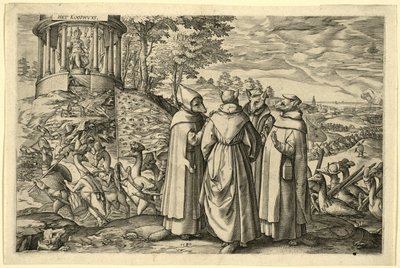 Allegorie der Niederlage des Herzogs von Alva bei Brielle von Netherlandish School