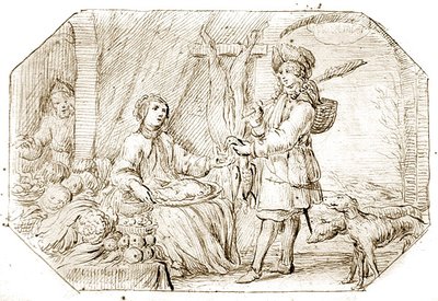 Die vier Jahreszeiten: Winter - Rückkehr von der Jagd, ca. 1675 von Netherlandish School