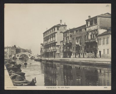 Ansicht eines Kanals in Venedig von Neue Photographische Gesellschaft