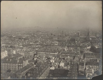 Panorama von Paris - Blick vom Norden des Pantheons von Neurdein freres