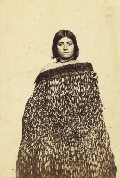 Mina Makata, Halbblut-Maorie von New Zealander Photographer