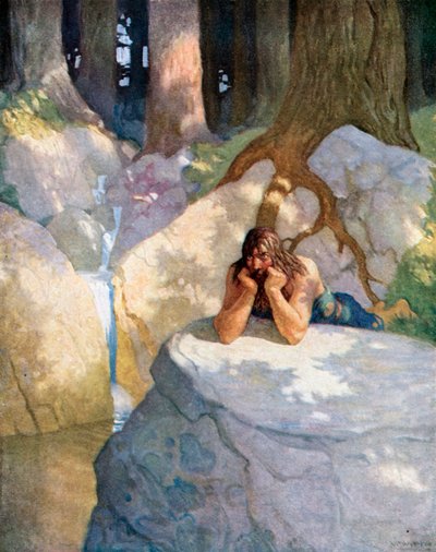 Und lebte von Früchten und dem, was er bekommen konnte von Newell Convers (after) Wyeth