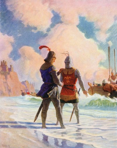 Bruce am Strand von Newell Convers Wyeth