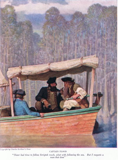 Kapitän Flood: Hatte nie Zeit, Scripteh zu folgen, was mit dem Meer zu tun hat. Aber ich respektiere einen Mann, der es tut von Newell Convers Wyeth