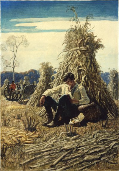 Peculiarsome Abe, 1940 von Newell Convers Wyeth