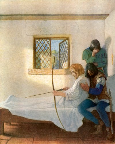Der Tod von Robin Hood von Newell Convers Wyeth