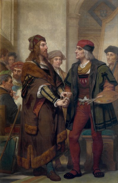 Albrecht Dürer besucht Quinten Massijs von Nicaise de Keyser