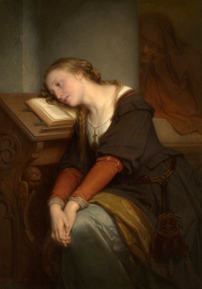 Margarete in der Kirche von Nicaise de Keyser