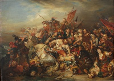 Die Schlacht der Goldenen Sporen am 11. Juli 1302 von Nicaise de Keyser
