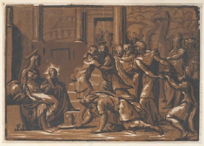 Die Anbetung der Könige, 1540-50 von Niccolò Vicentino.