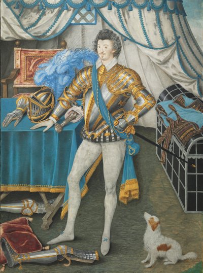 Porträt von Sir Anthony Mildmay, Ritter von Apethorpe, Northants von Nicholas Hilliard