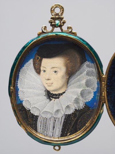 Porträt einer Frau von Nicholas Hilliard