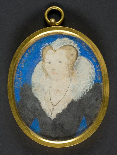 Porträt einer englischen Dame von Nicholas Hilliard