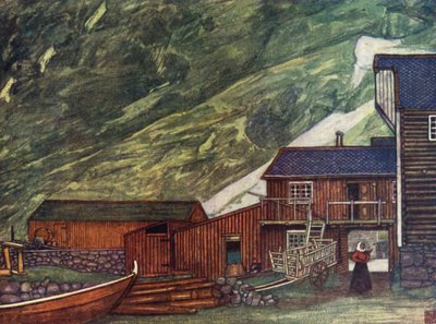 Norwegen: Am Fjord, Sundalsoren von Nico Jungman