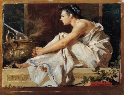 Studie für Geographie, von Nicolo Barabino von Nicolo Barabino