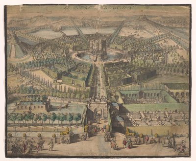 Ansicht des Parks von Enghien von Nicolaes Visscher (I)