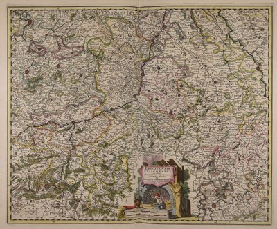 Leodiensis episcopatus in omnes subjacentes provincias distincté divisus von Nicolaes Visscher