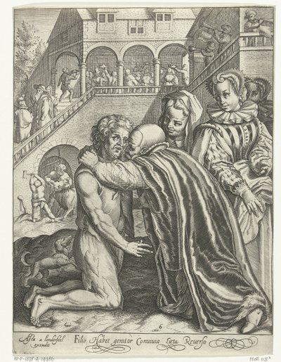 Heimkehr des verlorenen Sohnes von Nicolaes de Bruyn