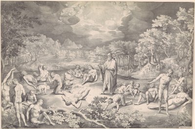 Vision von Ezechiel über das Tal der Gebeine von Nicolaes de Bruyn