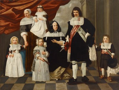 Porträt einer Familie von Nicolaes de Helt Stockade