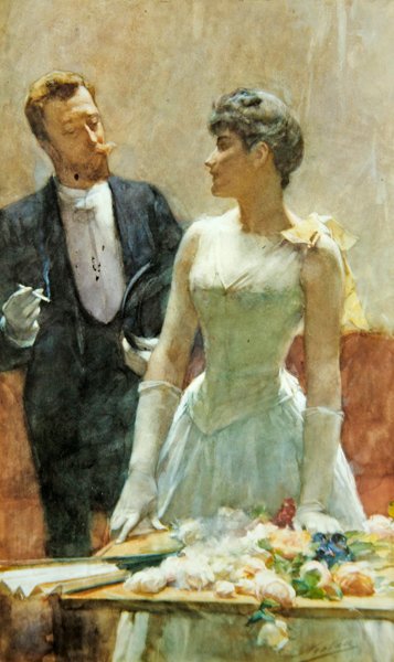 Auf der Vanity Fair, ca. 1900 von Nicolaes van der Waay