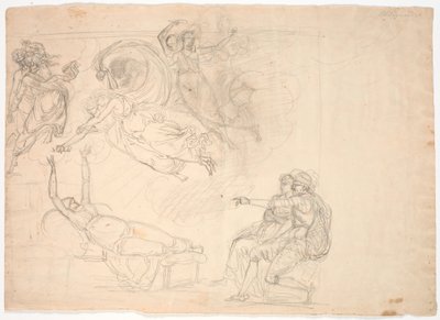 Szene aus Shakespeares Heinrich VIII (4. Akt 2. Szene) von Nicolai Abildgaard