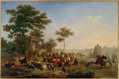 Messe auf dem Land um Rom von Nicolas Antoine Taunay