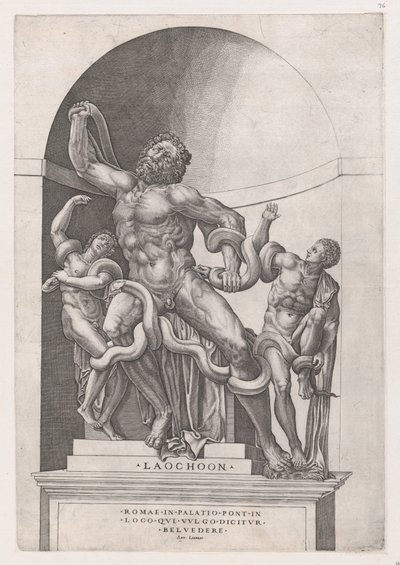 Speculum Romanae Magnificentiae: Laokoon von Nicolas Beatrizet