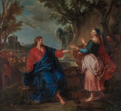 Christus und die Samariterin von Nicolas Bertin