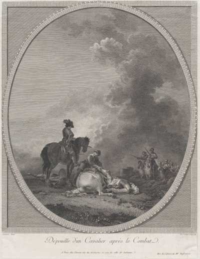 Der Kadaver eines Soldaten nach dem Kampf, 1781 von Nicolas Colibert