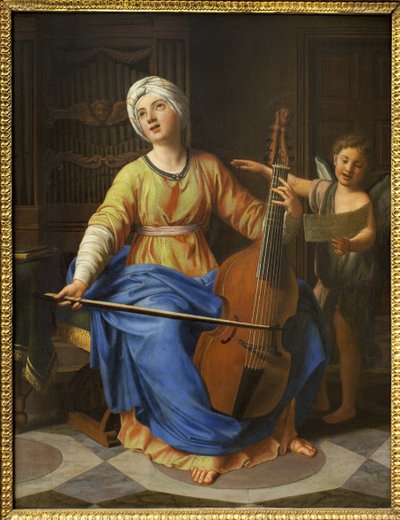 Die heilige Cäcilia von Nicolas Colombel