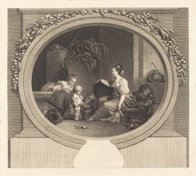 Sagen Sie bitte von Nicolas Delaunay after Jean Honoré Fragonard