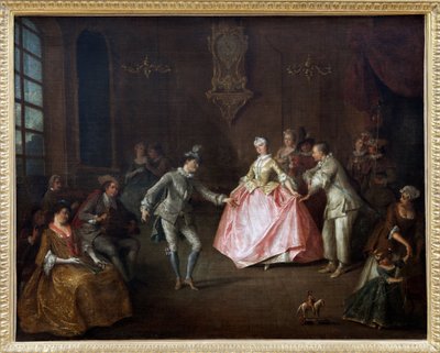 Vor dem Kostümball von Nicolas Lancret