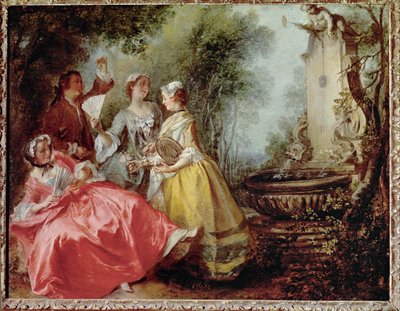 Die vier Tageszeiten - Mittag von Nicolas Lancret