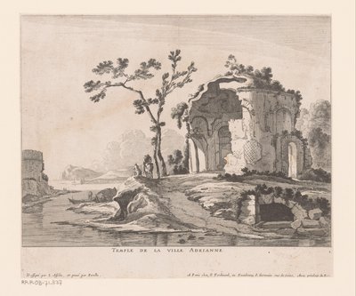 Ruine der Villa Adriana von Nicolas Perelle