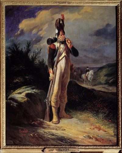 Porträt eines Grenadiers der Garde von Nicolas Toussaint Charlet