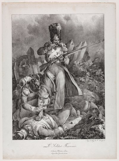 Der französische Soldat (Le Soldat français) von Nicolas Toussaint Charlet